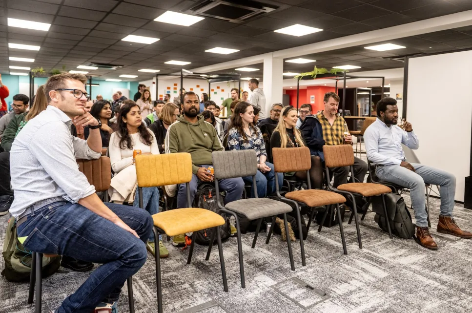 Leeds Digital Festival coding challenge in progress