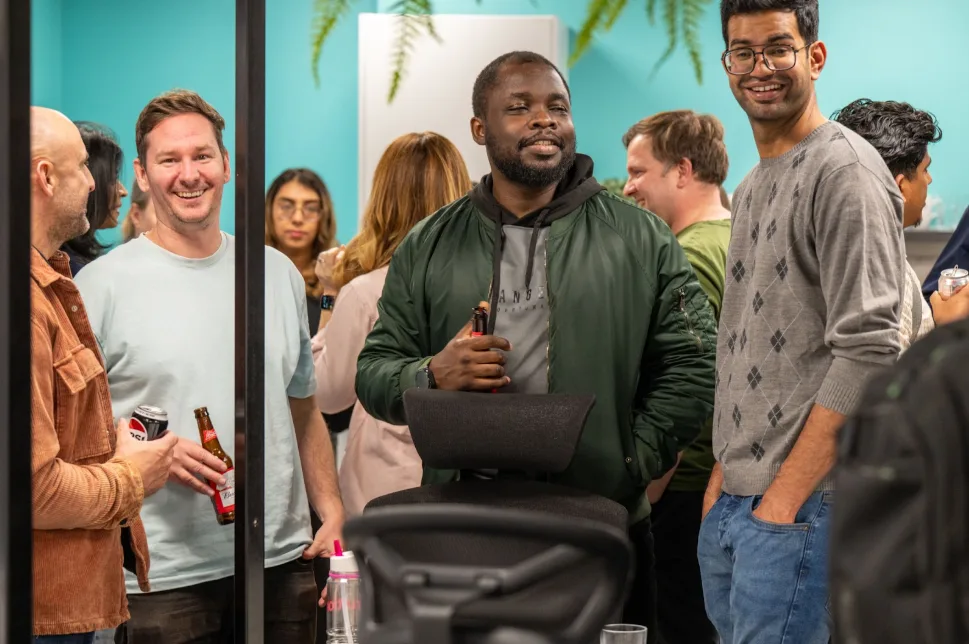 Participants racing the clock during the challenge